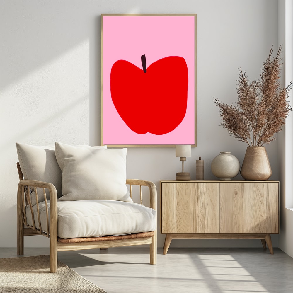 Plakat - Crimson Simplicity