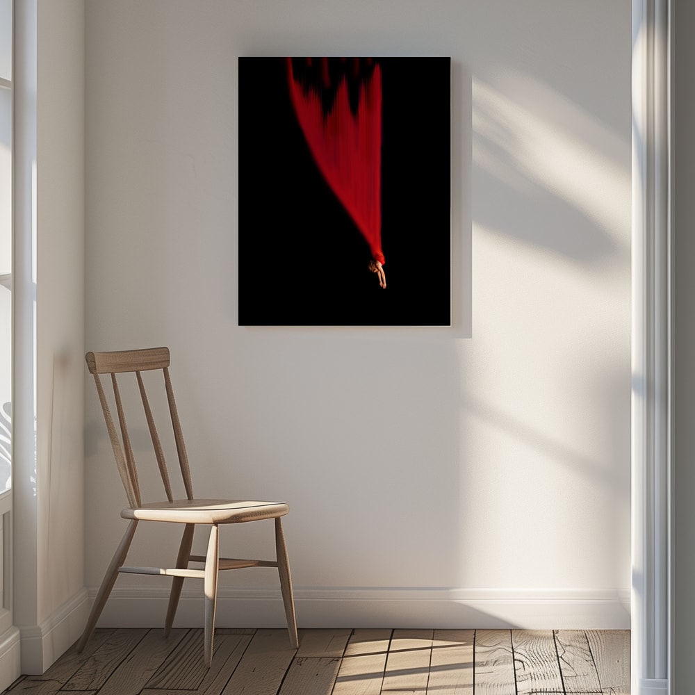 Canvas - Graceful Red Fall