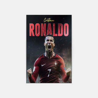 Plakat - Cristiano Ronaldo i skrigende jubel