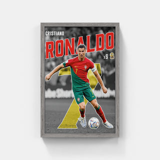 Plakat - Cristiano Ronaldo spilleklar - admen.dk