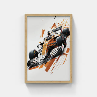 Plakat - Formel 1 Brun watercolor