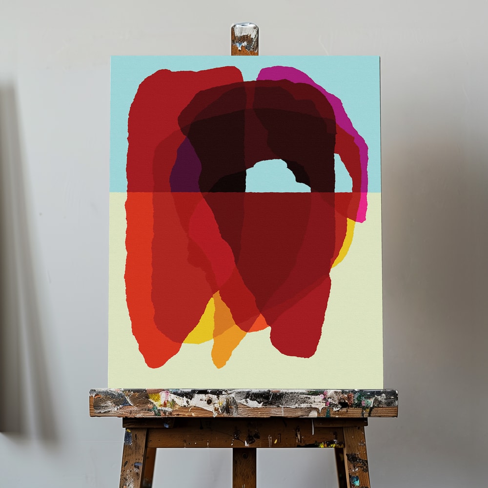 Canvas - Reflected Abstract Arch
