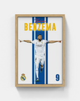 Plakat - Karim Benzema - admen.dk