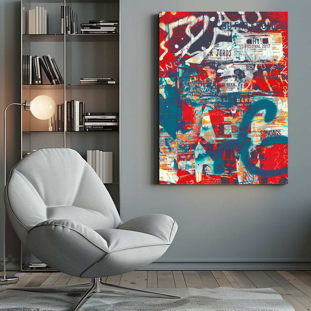 Canvas - Vibrant Graffiti Wall