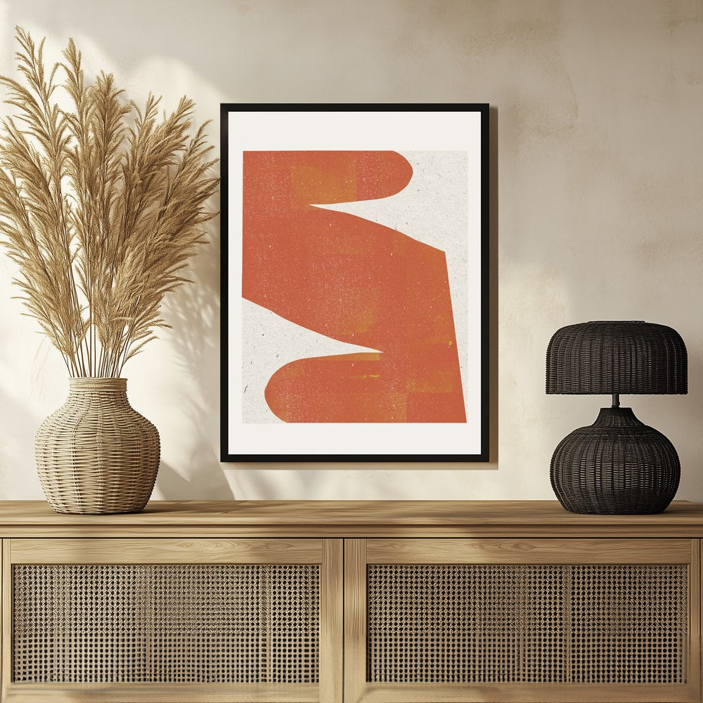 Plakat - Orange Silhouette
