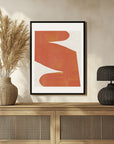Plakat - Orange Silhouette