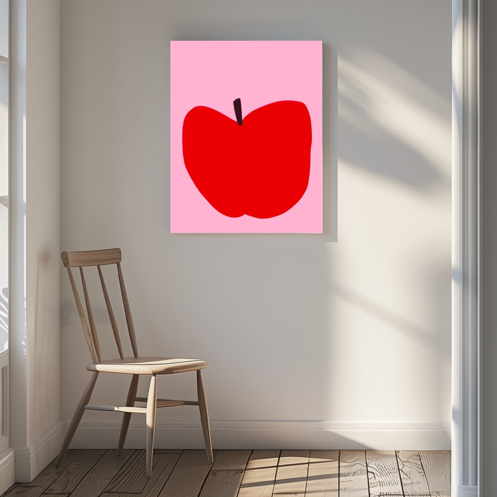 Canvas - Crimson Simplicity