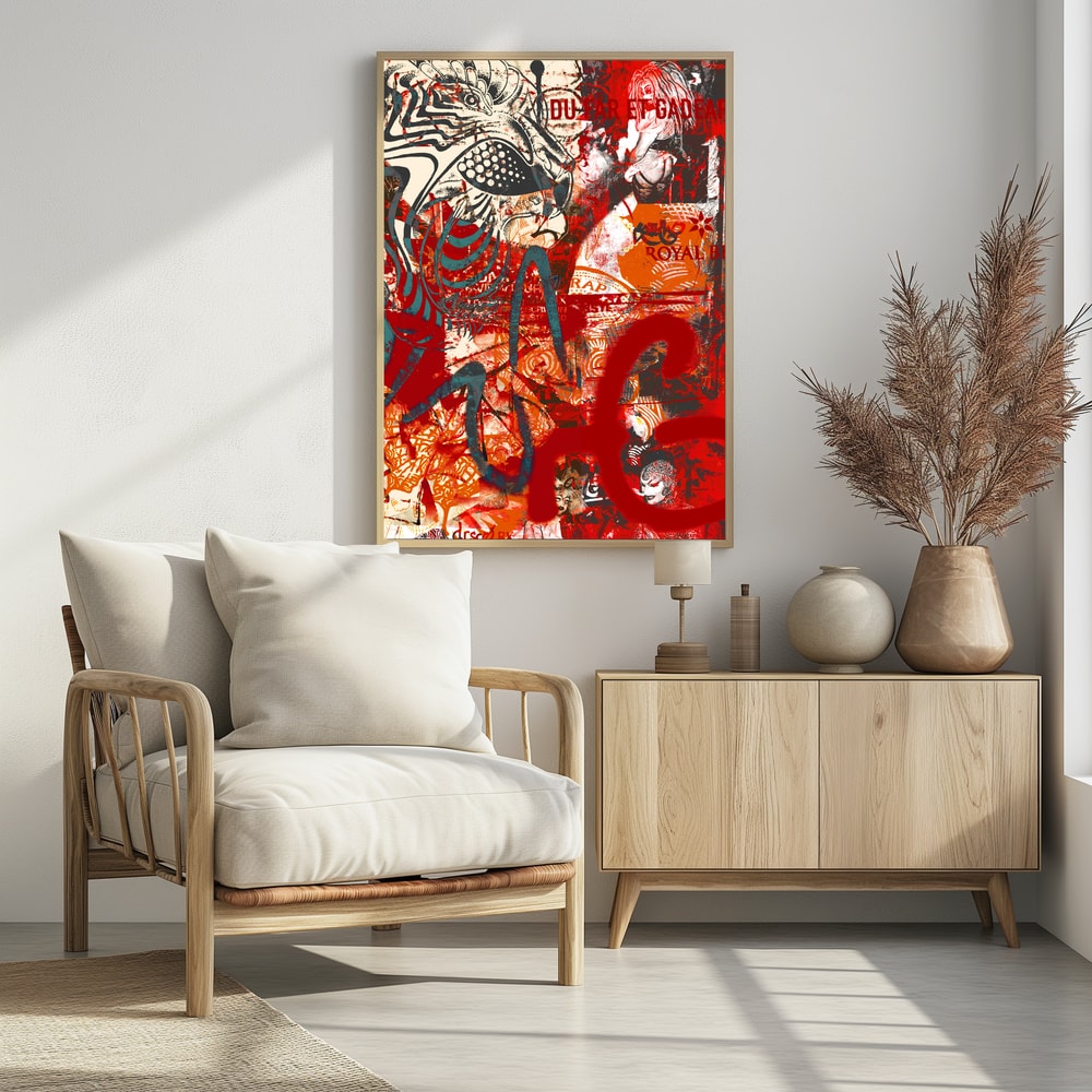 Plakat - Vibrant Street Fusion