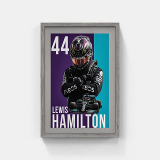 Plakat - Lewis Hamilton nr. 44