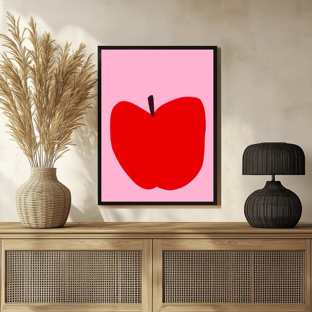 Plakat - Crimson Simplicity