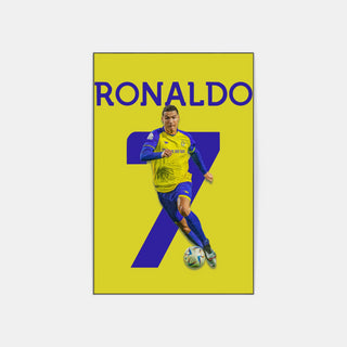 Plakat - Cristiano Ronaldo i løb - admen.dk