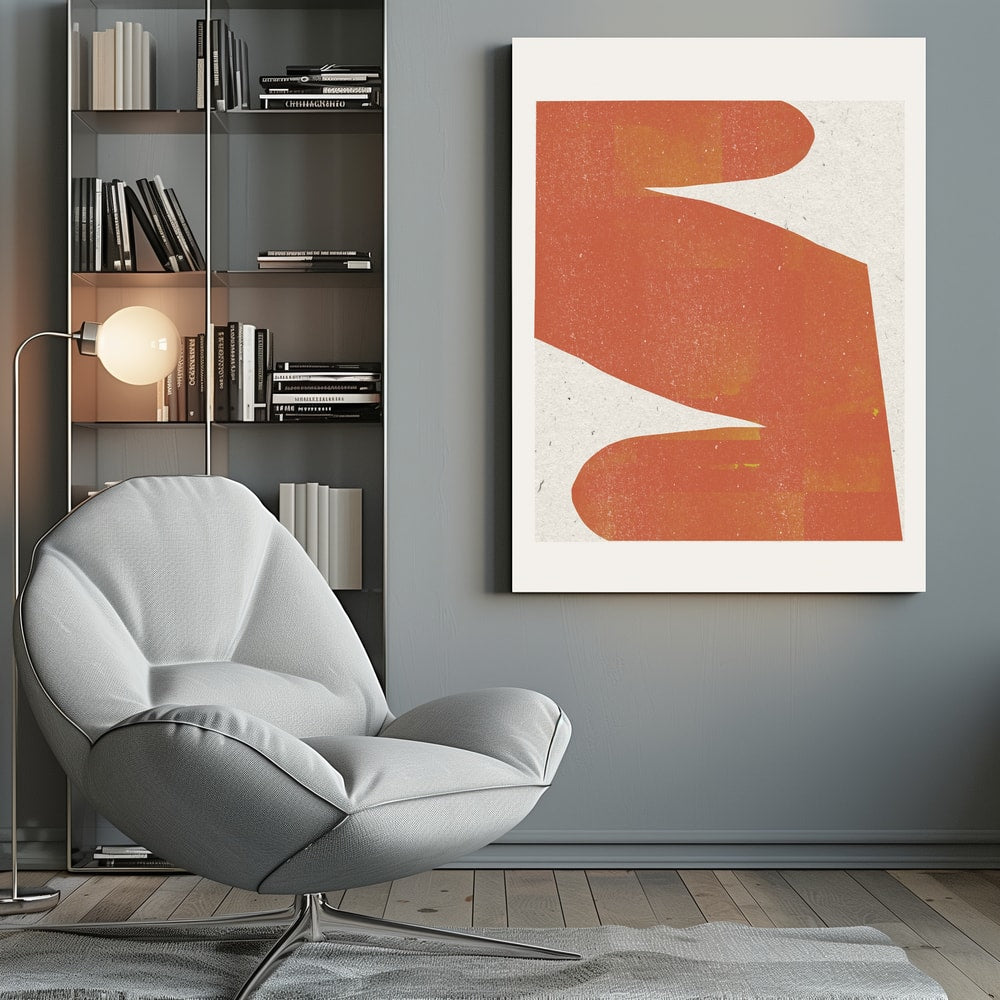 Canvas - Orange Silhouette