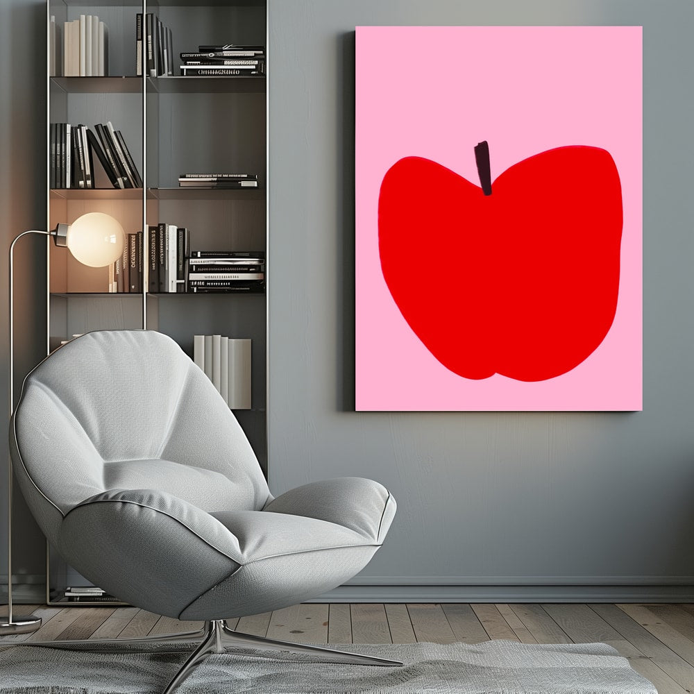 Canvas - Crimson Simplicity