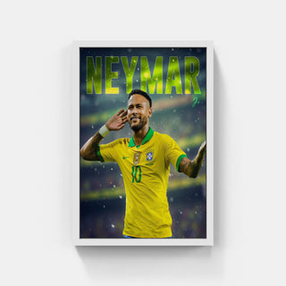 Plakat - Neymar Jr. efter sejr - admen.dk