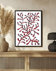 Plakat - Stylized Red Coral