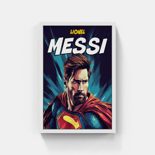 Plakat - Messi superhelt