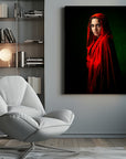 Canvas - Woman in Red Hood