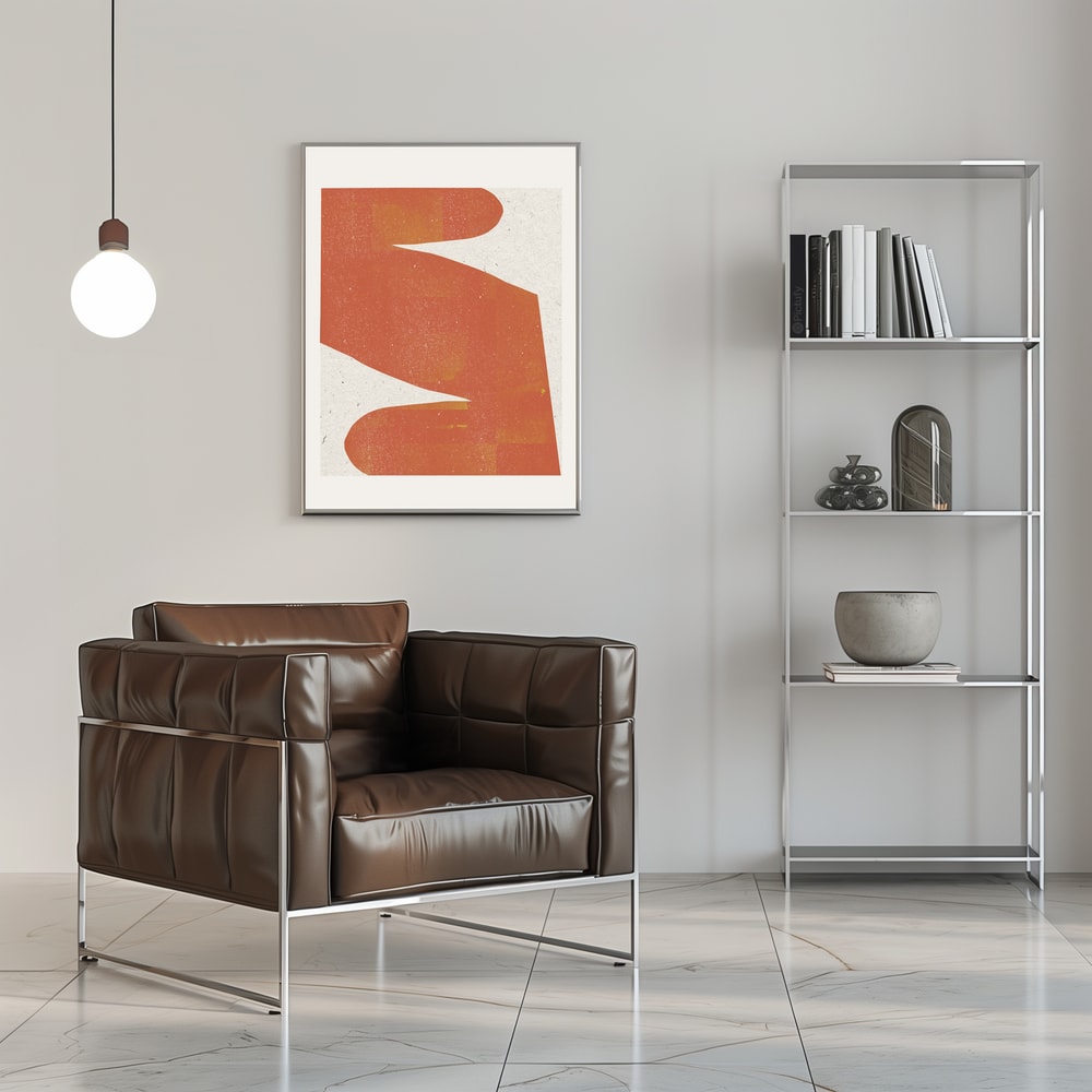 Plakat - Orange Silhouette