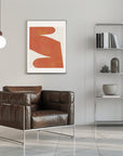 Plakat - Orange Silhouette