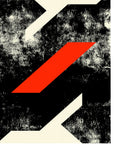 Plakat - Bold Red Geometric