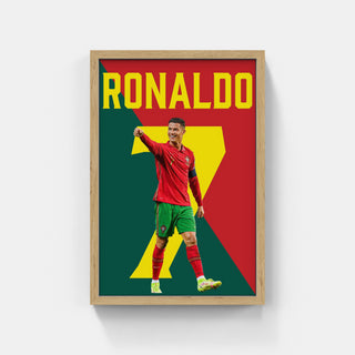 Plakat - Cristiano Ronaldo stolt - admen.dk