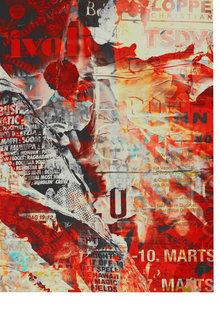 Plakat - Grungy Urban Layers