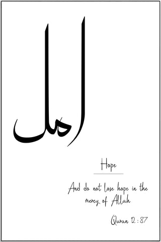 Plakat - Amal - Hope