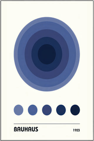 Plakat - Bauhaus circle kunst