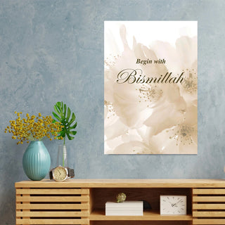 Plakat - Begin with Bismillah