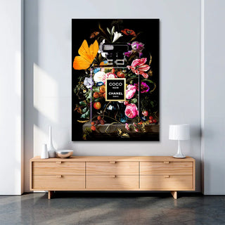 Plakat - Chanel Coco Noir, flower kunst