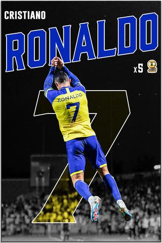 Plakat - Cristiano Ronaldo i sejrsdans