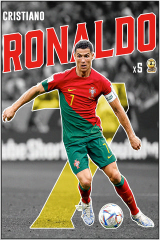 Plakat - Cristiano Ronaldo spilleklar