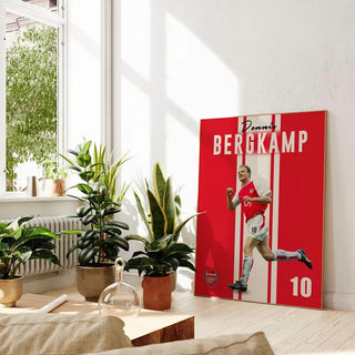 Plakat - Dennis Bergkamp i jubel
