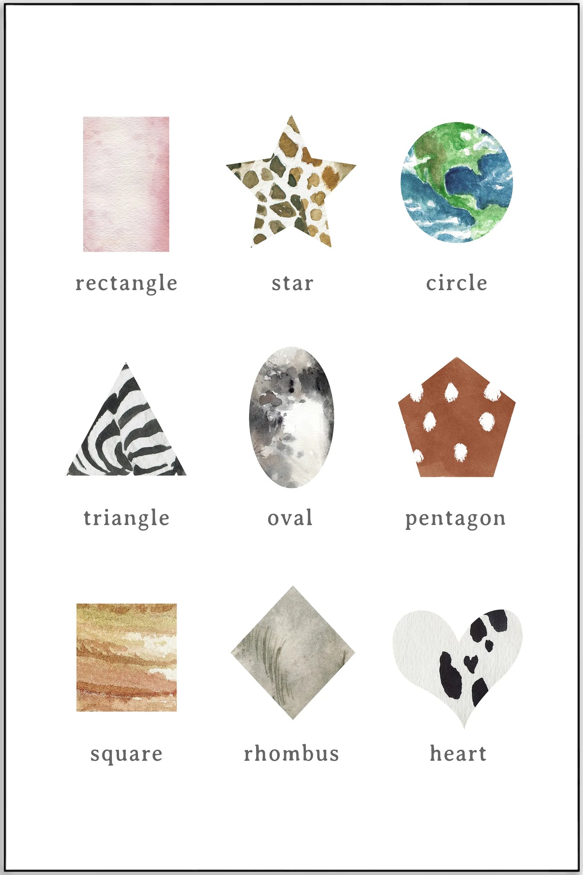 Plakat - Geometri kunst