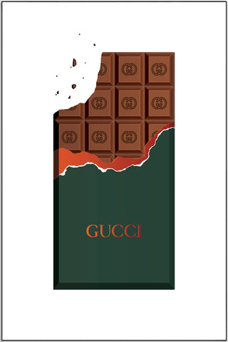 Plakat - Gucci chokolade bid