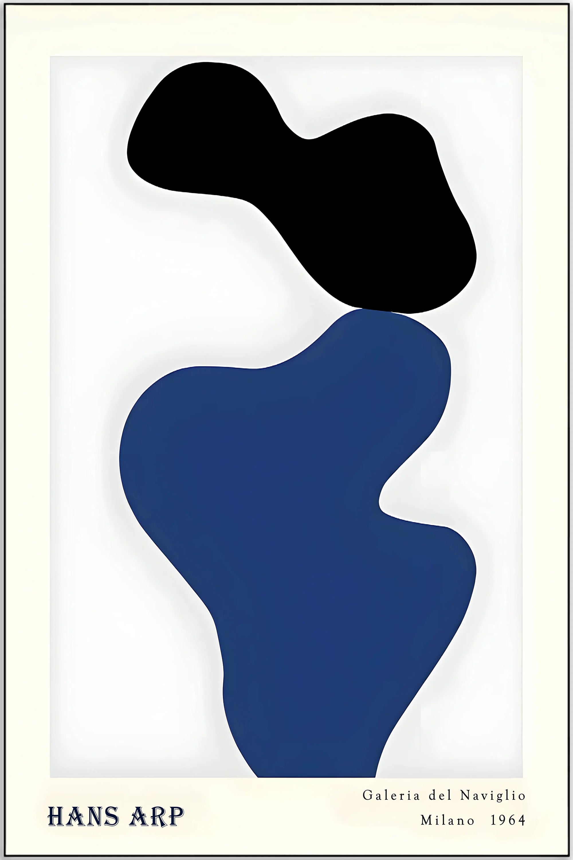 Plakat - Hans Arp - Milano kunst - admen.dk