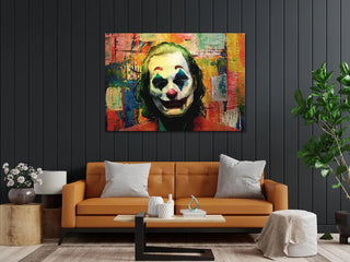 Plakat - Joker Joaquin Phoenix street art kunst - admen.dk