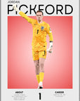 Plakat - Jordan Pickford – Englands sidste skanse