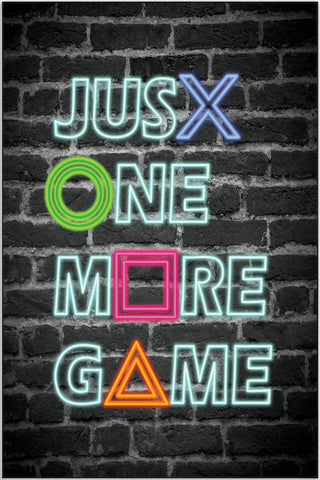 Plakat - Just one more game