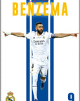 Plakat - Karim Benzema - admen.dk