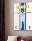 Plakat - Karim Benzema - admen.dk
