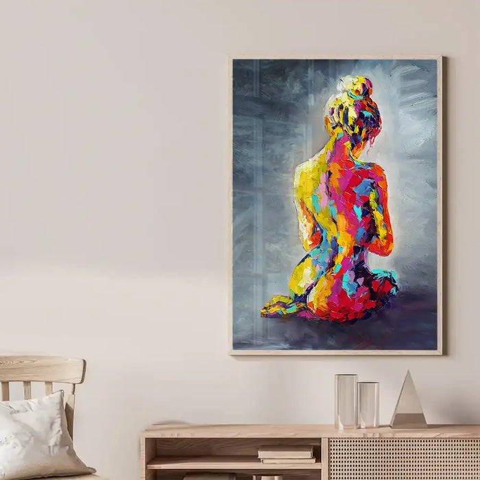 Plakat - Kvinde kunst i farver
