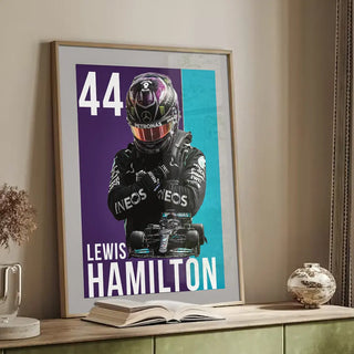 Plakat - Lewis Hamilton nr. 44 - admen.dk
