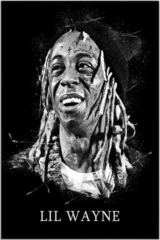 Plakat - Lil Wayne kunst - admen.dk