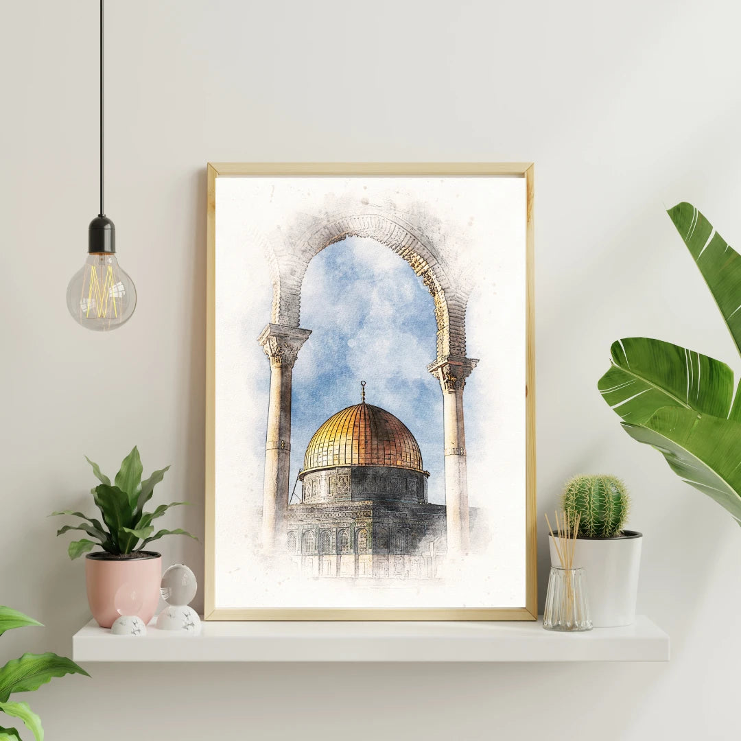 Plakat - Masjid Al Aqsa - Admen.dk