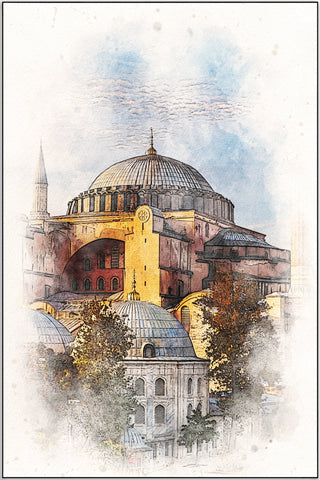 Plakat - Masjid Hagia Sophia - admen.dk
