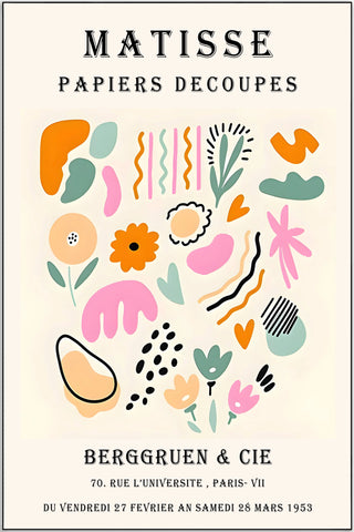 Plakat - Matisse - Blomster Berggruen & Cie kunst