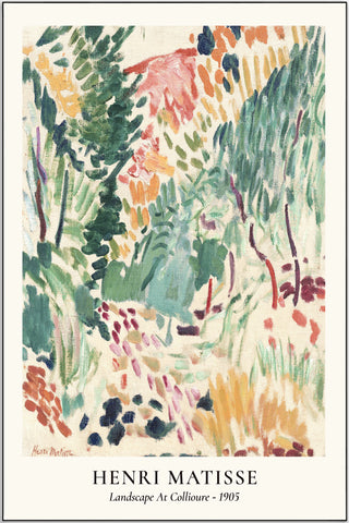 Plakat - Matisse - Landscape beige kunst