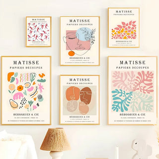 Plakat - Matisse - Papiers Decoupes i farver