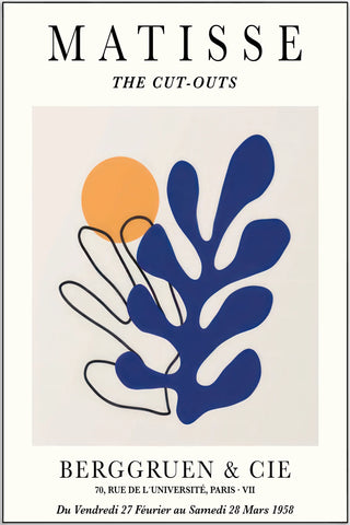 Plakat - Matisse - The cut-outs 1958 kunst